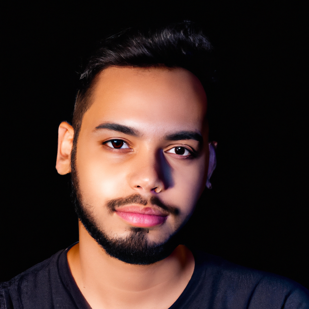 Retrato minimalista con fondo neutro